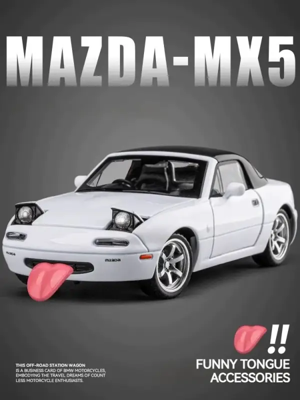 Mazda MX-5 1:32 Model Samochodu Metalowy