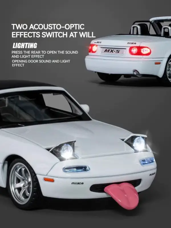 Mazda MX-5 1:32 Model Samochodu Metalowy