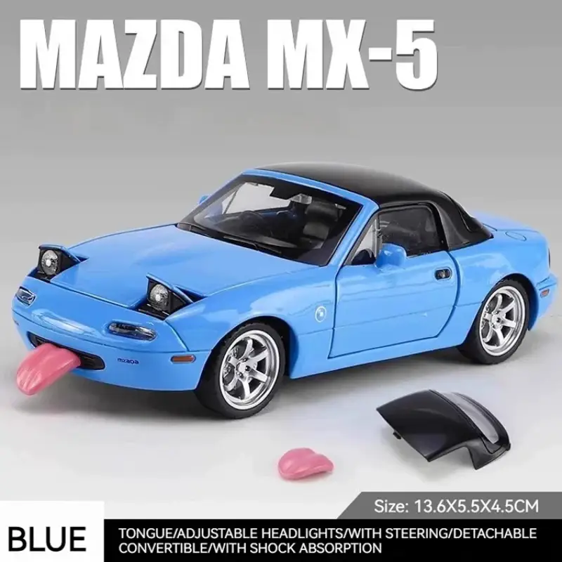Mazda MX-5 1:32 Model Samochodu Metalowy