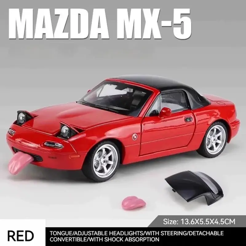 Mazda MX-5 1:32 Model Samochodu Metalowy