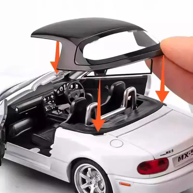 Mazda MX-5 1:32 Model Samochodu Metalowy