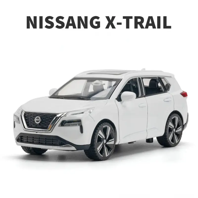 Nissan X-Trail 1:32 Model Samochodu Metalowy Dźwięk i Światło