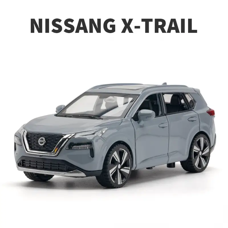 Nissan X-Trail 1:32 Model Samochodu Metalowy Dźwięk i Światło
