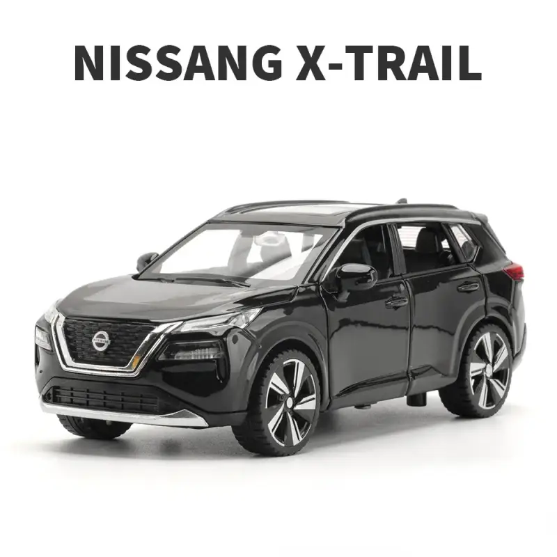 Nissan X-Trail 1:32 Model Samochodu Metalowy Dźwięk i Światło