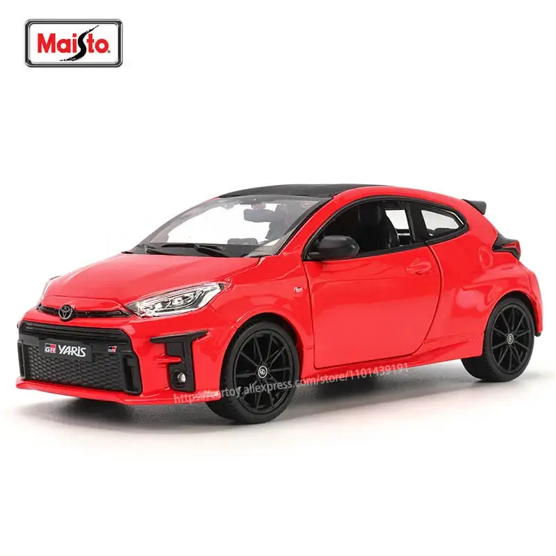 Toyota GR Yaris 2021 1:24 Model Samochodu Metalowy