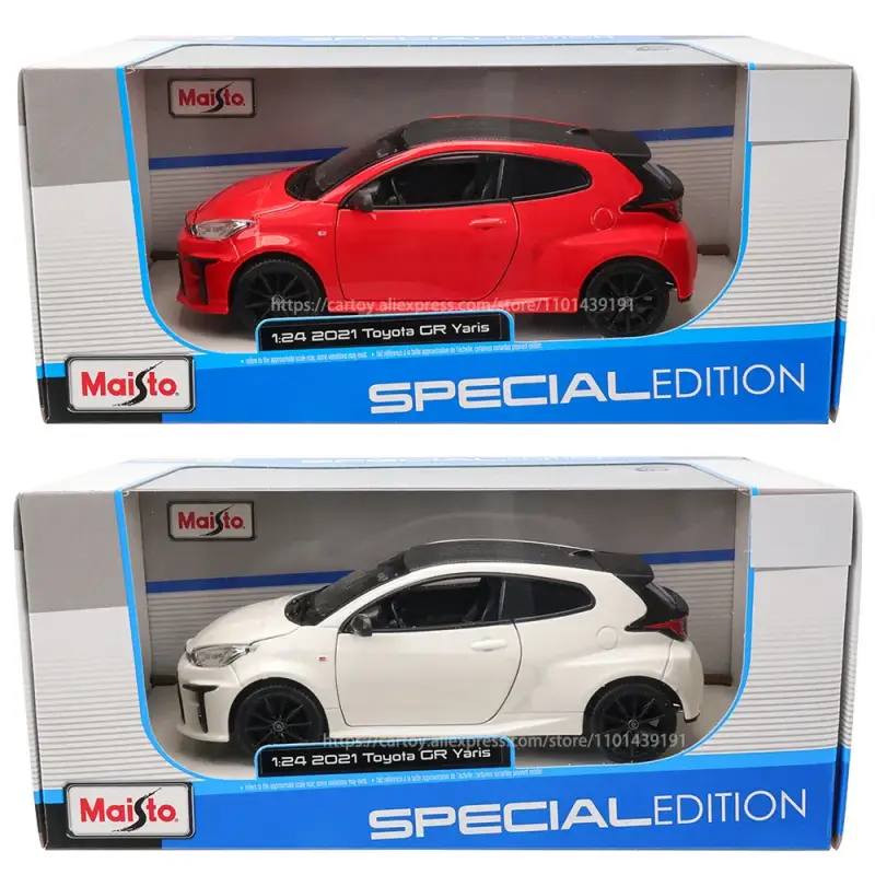 Toyota GR Yaris 2021 1:24 Model Samochodu Metalowy