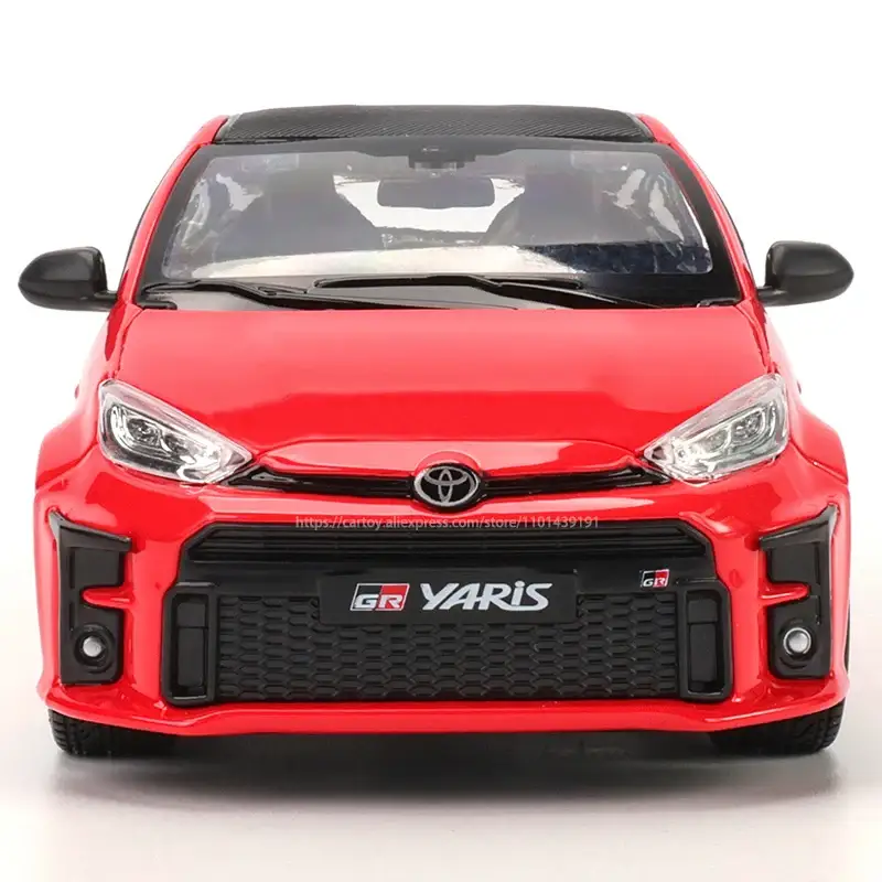 Toyota GR Yaris 2021 1:24 Model Samochodu Metalowy