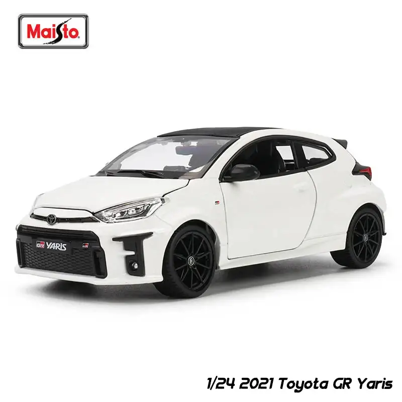Toyota GR Yaris 2021 1:24 Model Samochodu Metalowy