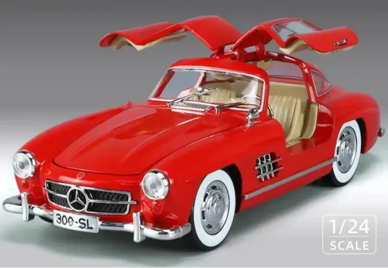 Mercedes-Benz 300SL 1:24 Model Samochodu Metalowy