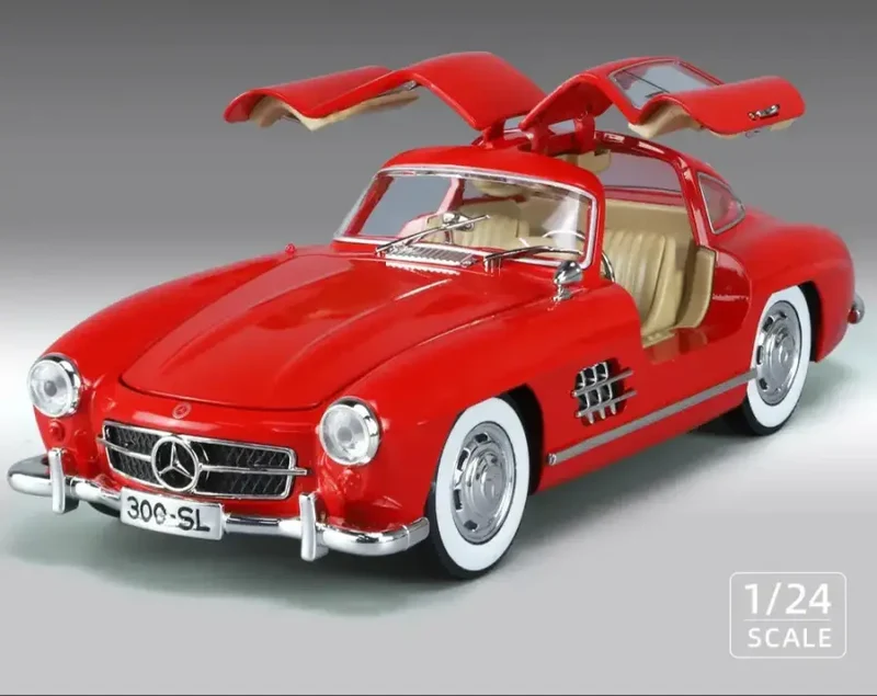 Mercedes-Benz 300SL 1:24 Model Samochodu Metalowy