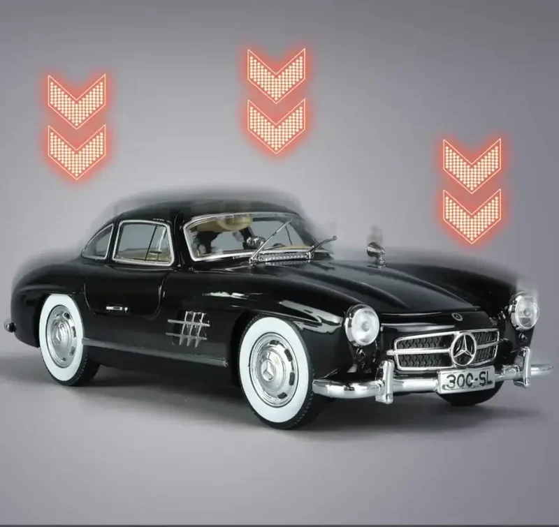 Mercedes-Benz 300SL 1:24 Model Samochodu Metalowy