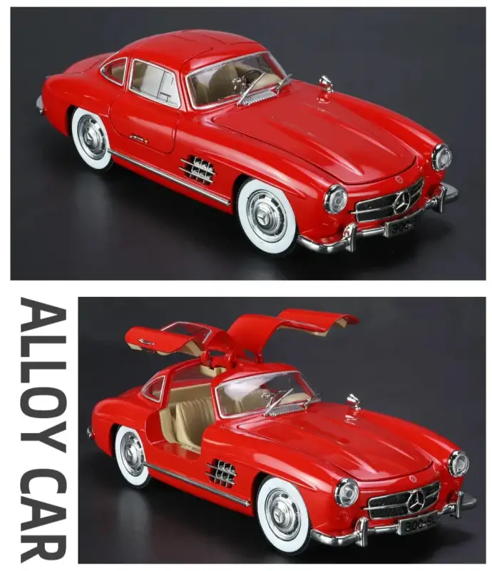 Mercedes-Benz 300SL 1:24 Model Samochodu Metalowy