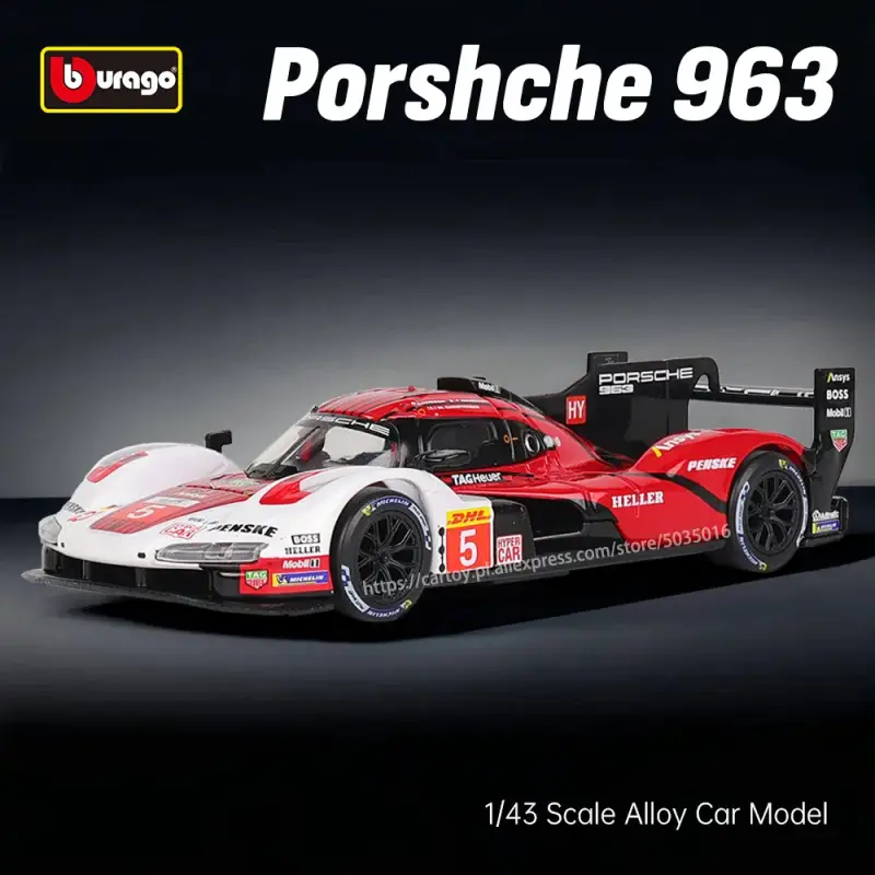 Lamborghini Porsche 963 Audi Alfa Romeo 1:43 Modele Samochodów Metalowy