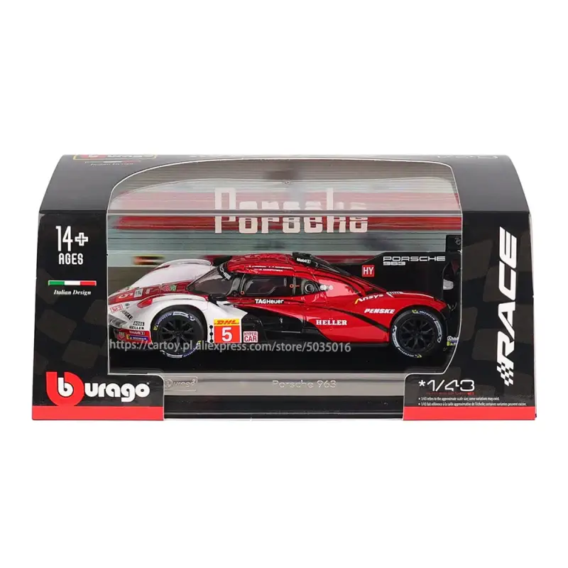 Lamborghini Porsche 963 Audi Alfa Romeo 1:43 Modele Samochodów Metalowy