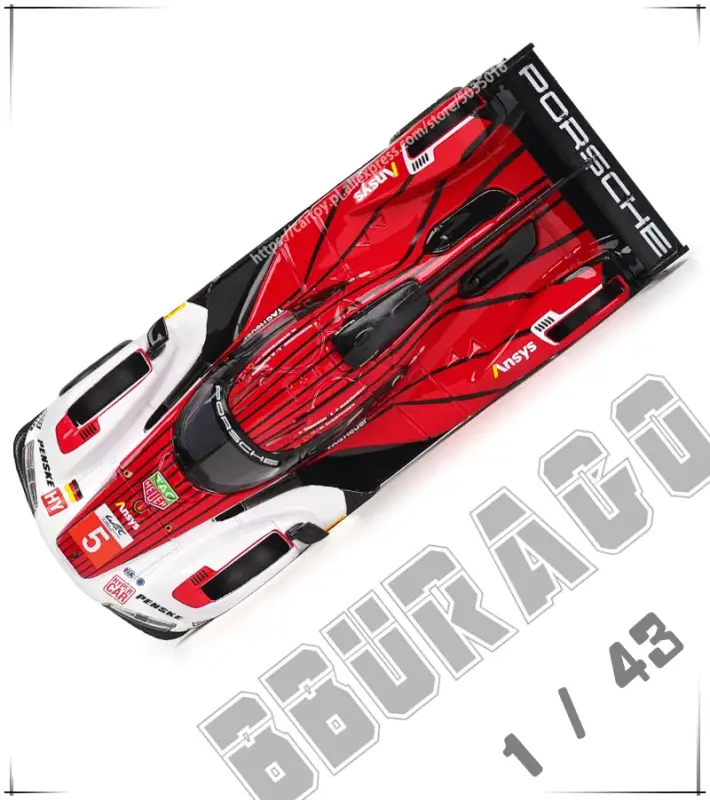 Lamborghini Porsche 963 Audi Alfa Romeo 1:43 Modele Samochodów Metalowy