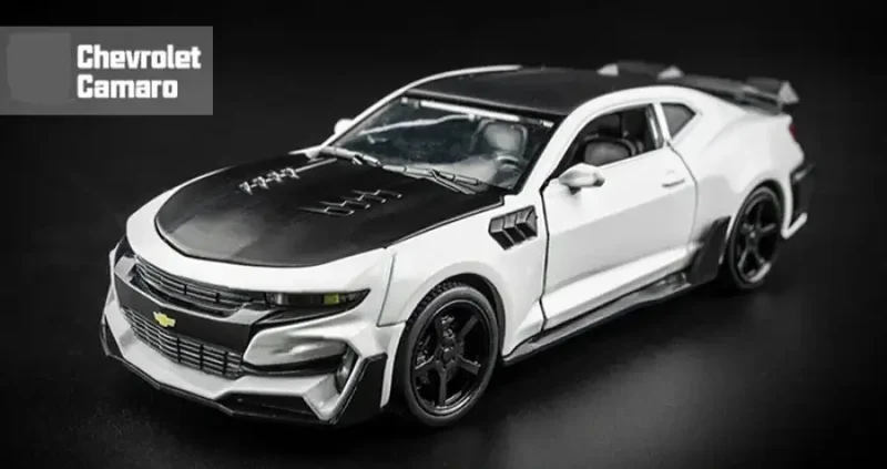 Chevrolet Camaro 1:32 Model Samochodu Metalowy Otwierane Drzwi Dźwięk