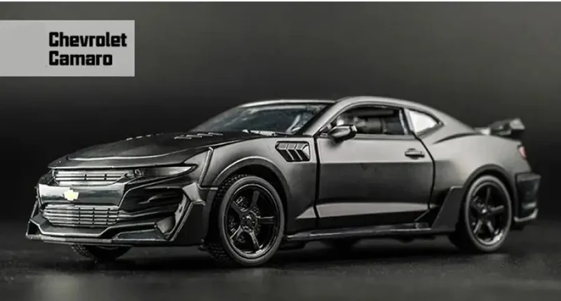 Chevrolet Camaro 1:32 Model Samochodu Metalowy Otwierane Drzwi Dźwięk