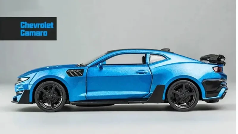 Chevrolet Camaro 1:32 Model Samochodu Metalowy Otwierane Drzwi Dźwięk