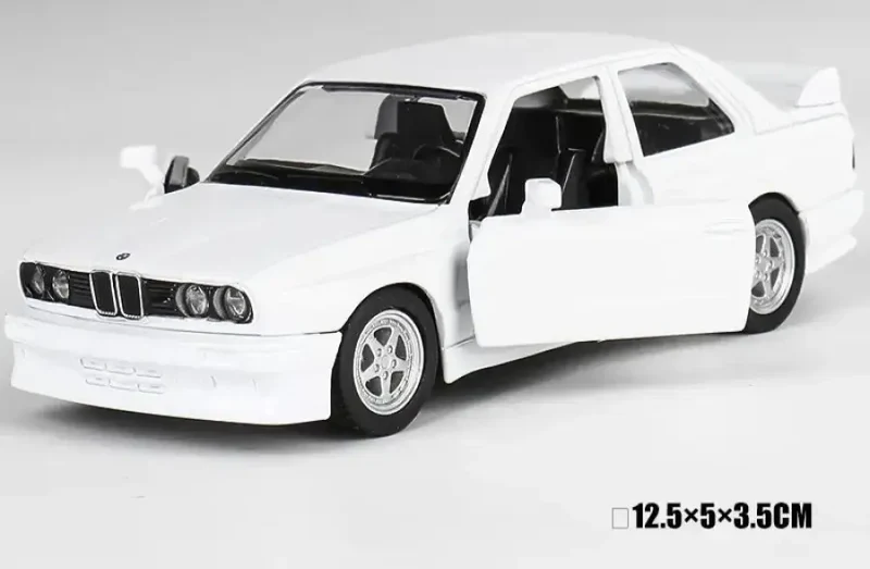 BMW M3 E30 1987, Porsche 911, Audi Quattro 1:36 Modele Samochodów Die-Cast