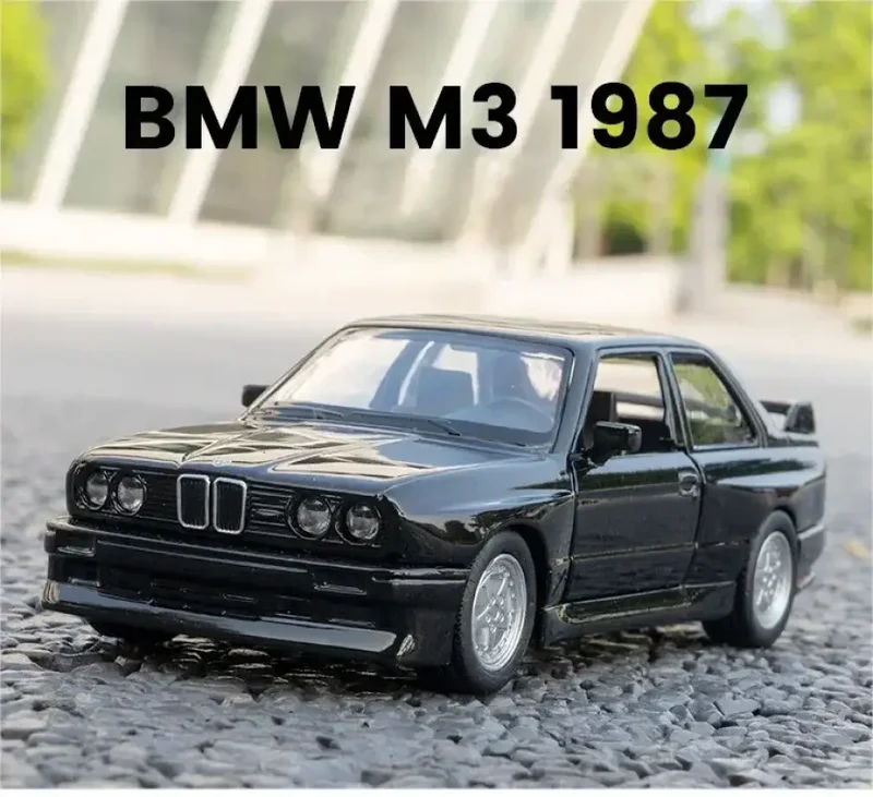 BMW M3 E30 1987, Porsche 911, Audi Quattro 1:36 Modele Samochodów Die-Cast