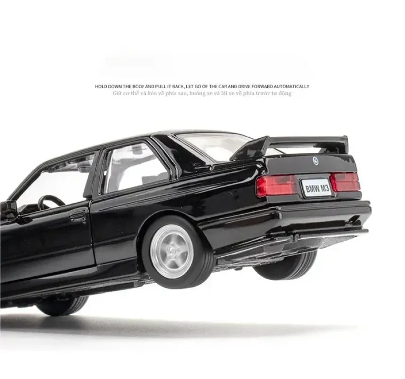 BMW M3 E30 1987, Porsche 911, Audi Quattro 1:36 Modele Samochodów Die-Cast