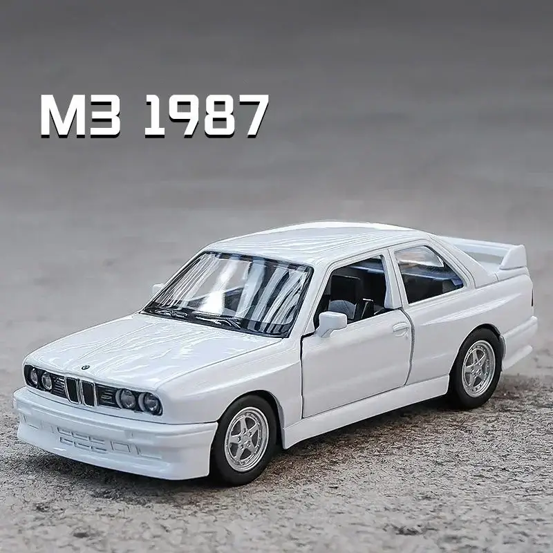 BMW M3 E30 1987, Porsche 911, Audi Quattro 1:36 Modele Samochodów Die-Cast