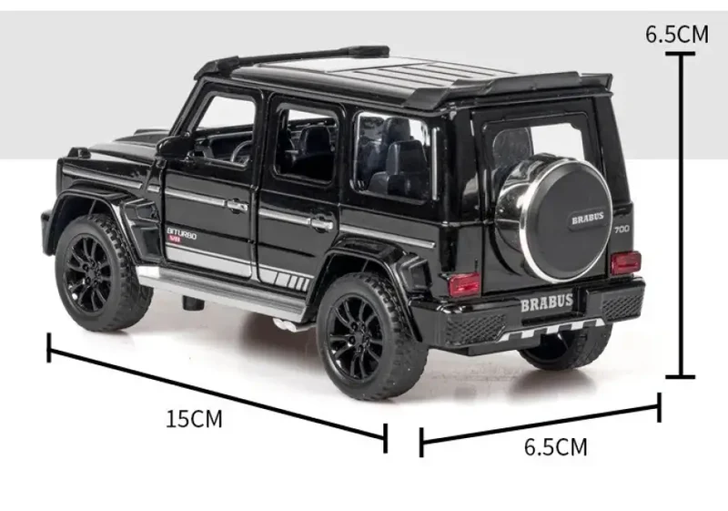 Mercedes-Benz G700 1:32 Model Samochodu Metalowy Dźwięk i Światło