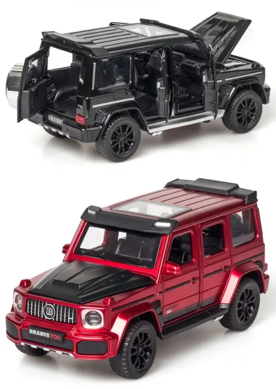 Mercedes-Benz G700 1:32 Model Samochodu Metalowy Dźwięk i Światło
