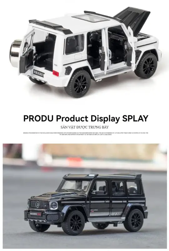 Mercedes-Benz G700 1:32 Model Samochodu Metalowy Dźwięk i Światło