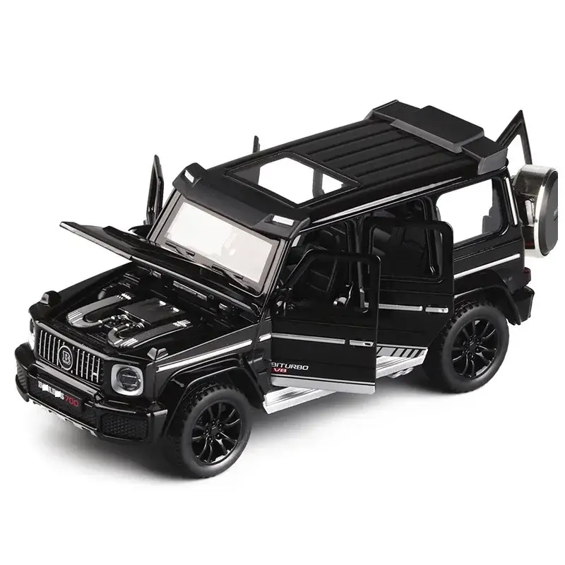 Mercedes-Benz G700 1:32 Model Samochodu Metalowy Dźwięk i Światło