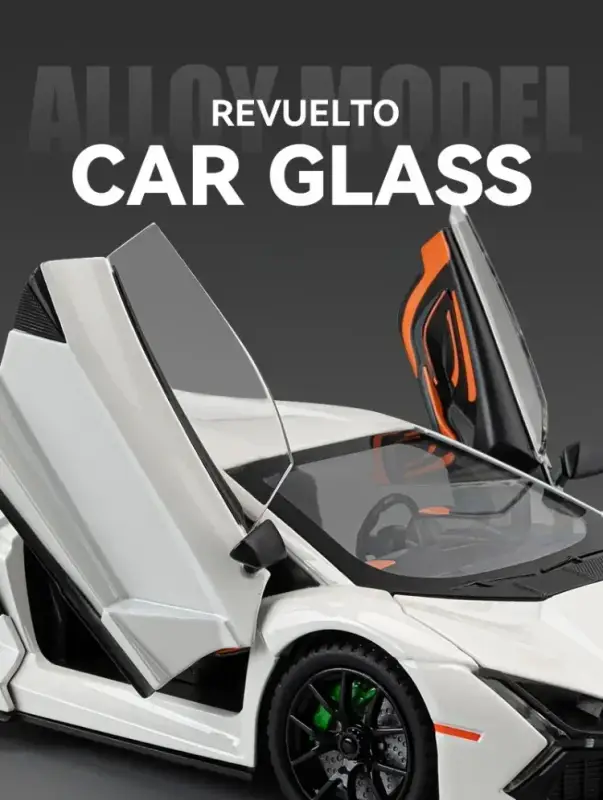 Lamborghini Revuelto 1:24 Model Samochodu Metalowy Dźwięk i Światło