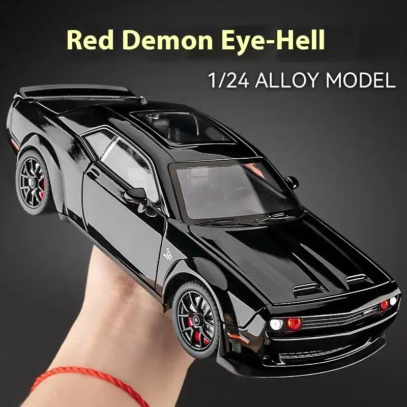 Dodge Challenger SRT Hellcat Redeye 1:24 Model Samochodu Metalowy
