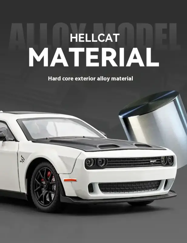 Dodge Challenger SRT Hellcat Redeye 1:24 Model Samochodu Metalowy
