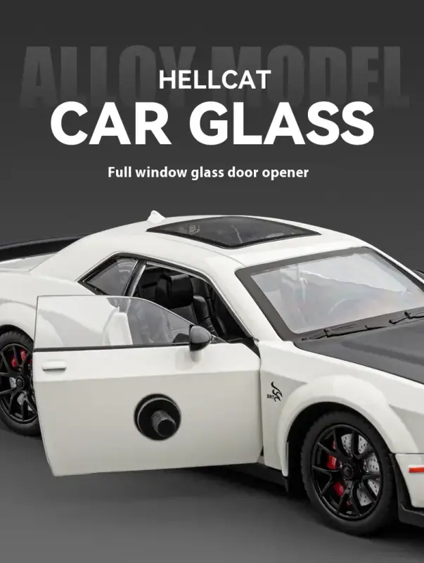 Dodge Challenger SRT Hellcat Redeye 1:24 Model Samochodu Metalowy