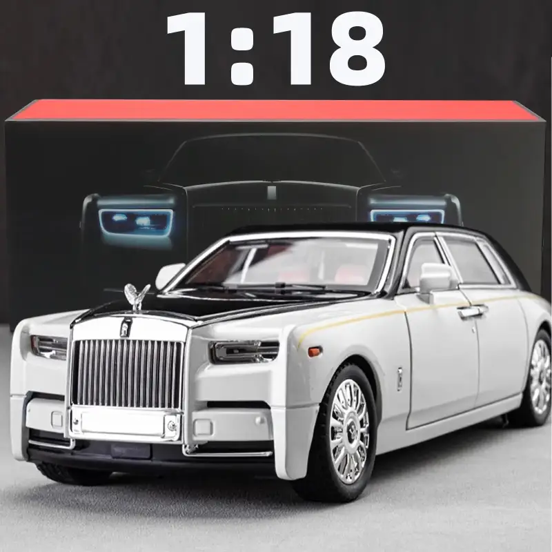 Rolls-Royce Phantom 1:18 Model Samochodu Metalowy Dźwięk