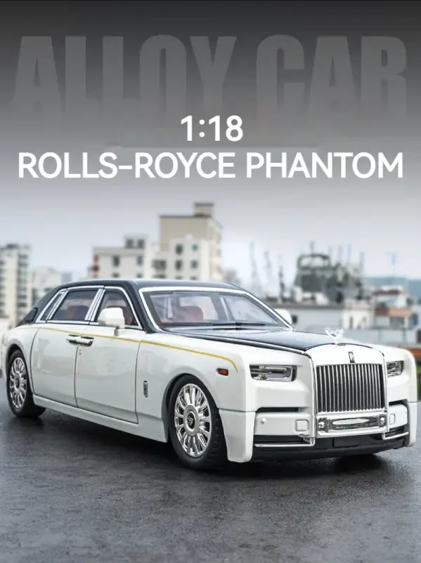 Rolls-Royce Phantom 1:18 Model Samochodu Metalowy Dźwięk