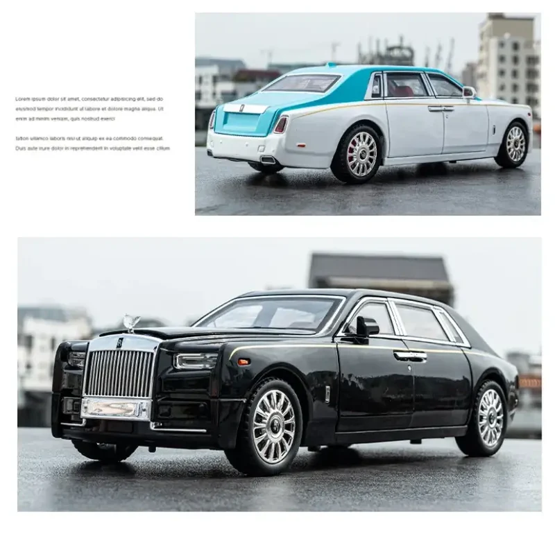 Rolls-Royce Phantom 1:18 Model Samochodu Metalowy Dźwięk