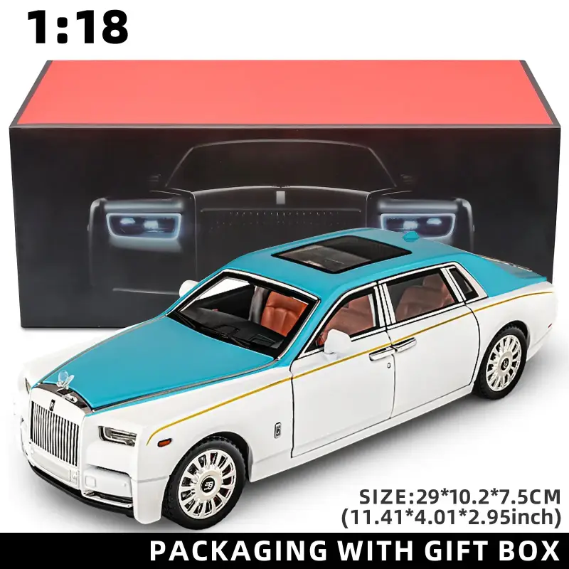 Rolls-Royce Phantom 1:18 Model Samochodu Metalowy Dźwięk