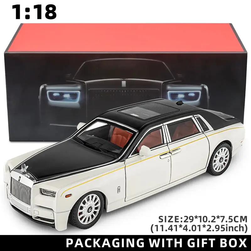 Rolls-Royce Phantom 1:18 Model Samochodu Metalowy Dźwięk