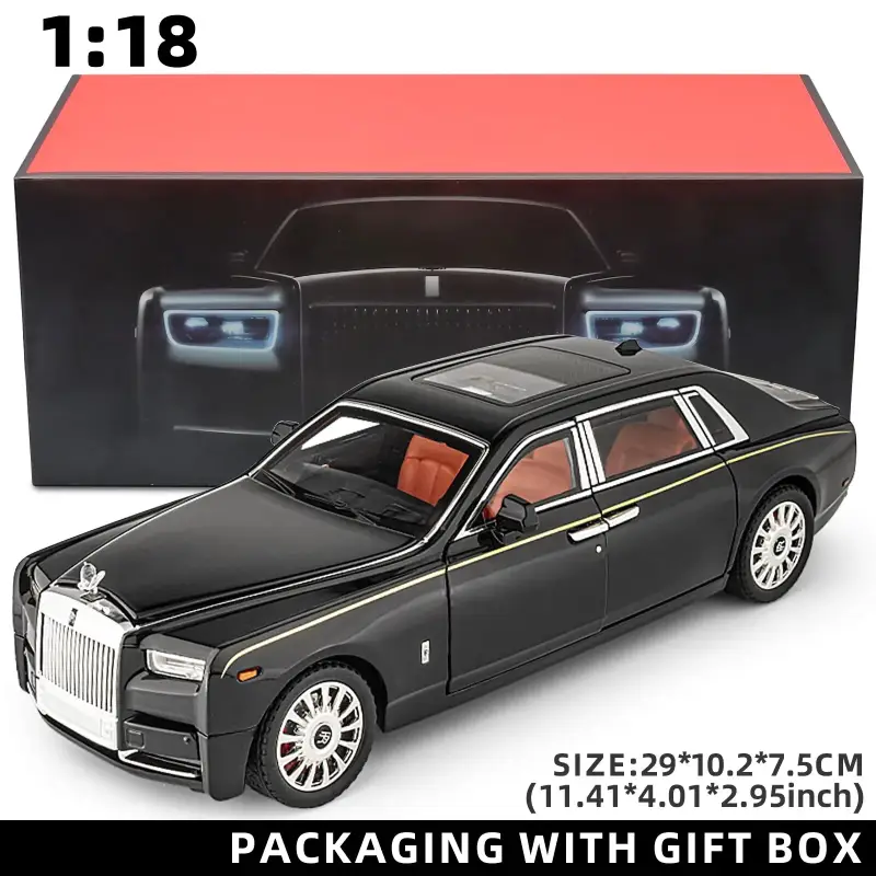 Rolls-Royce Phantom 1:18 Model Samochodu Metalowy Dźwięk