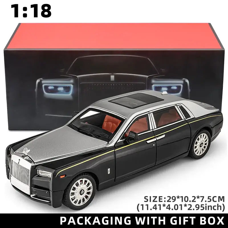 Rolls-Royce Phantom 1:18 Model Samochodu Metalowy Dźwięk