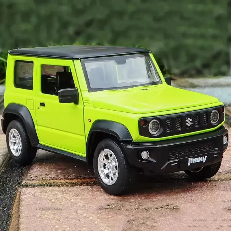 Suzuki Jimny 1:24 Model Samochodu Metalowy Dźwięk i Światło