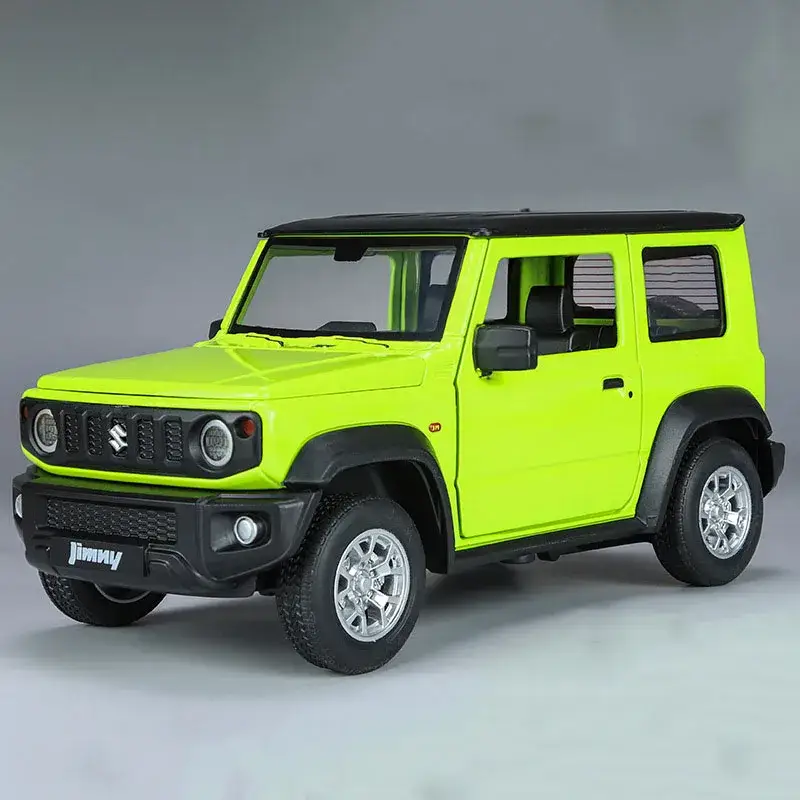 Suzuki Jimny 1:24 Model Samochodu Metalowy Dźwięk i Światło