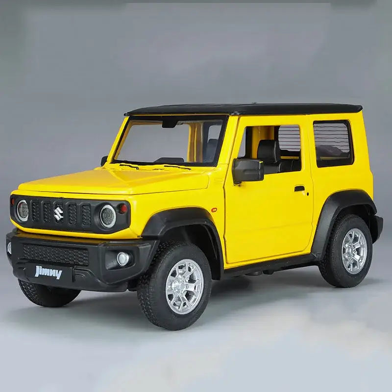 Suzuki Jimny 1:24 Model Samochodu Metalowy Dźwięk i Światło