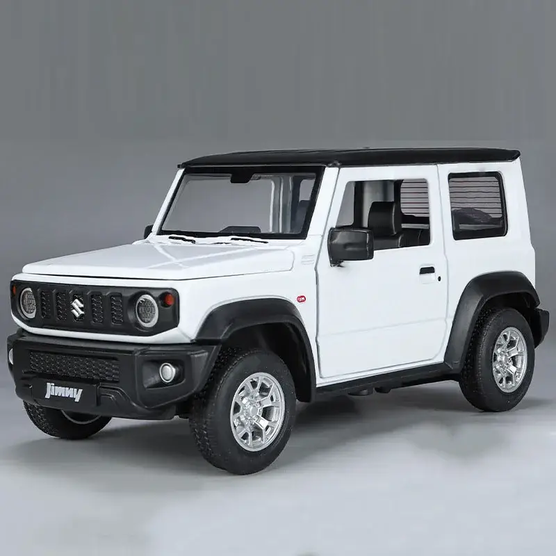 Suzuki Jimny 1:24 Model Samochodu Metalowy Dźwięk i Światło