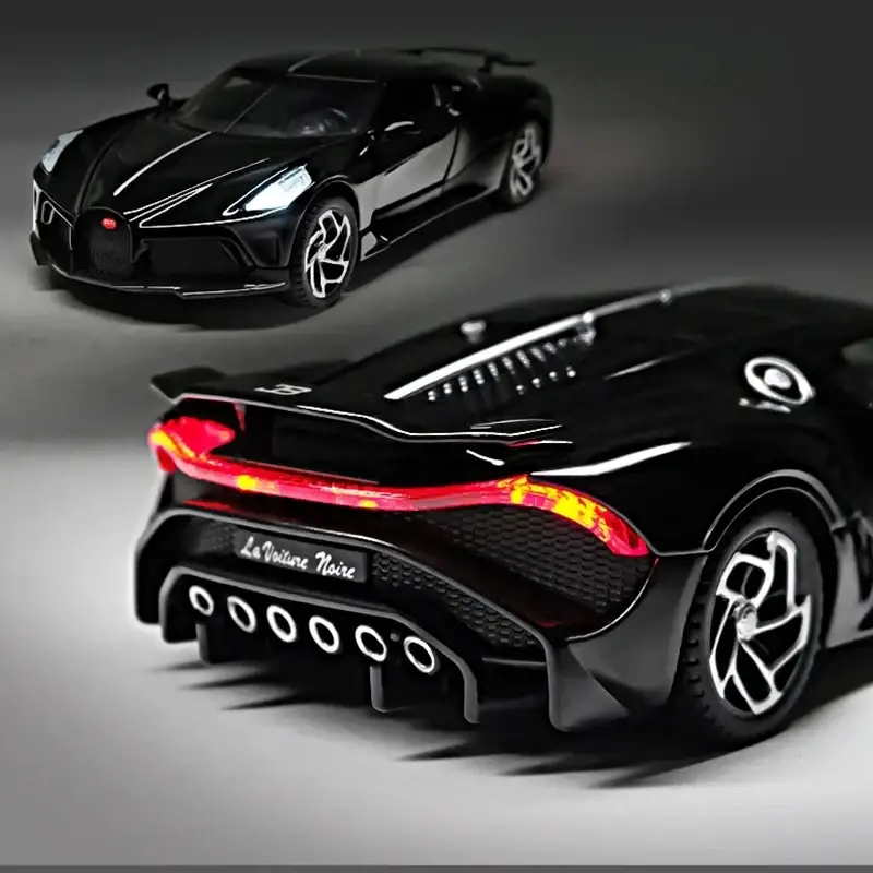 Bugatti La Voiture Noire 1:32 Model Samochodu Metalowy
