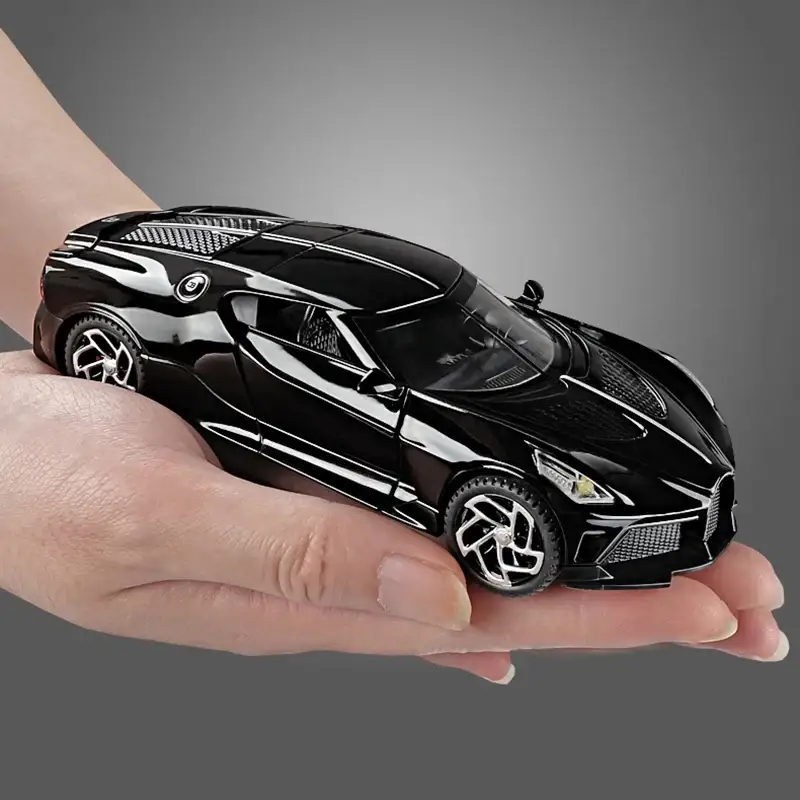 Bugatti La Voiture Noire 1:32 Model Samochodu Metalowy