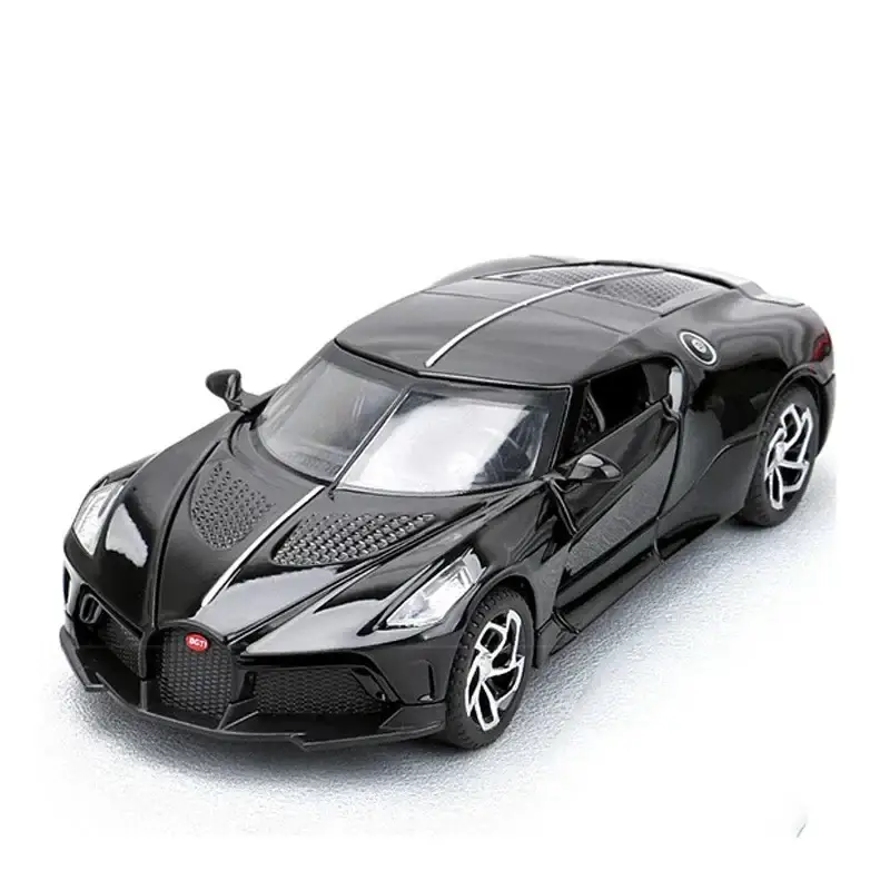 Bugatti La Voiture Noire 1:32 Model Samochodu Metalowy