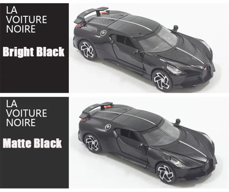 Bugatti La Voiture Noire 1:32 Model Samochodu Metalowy