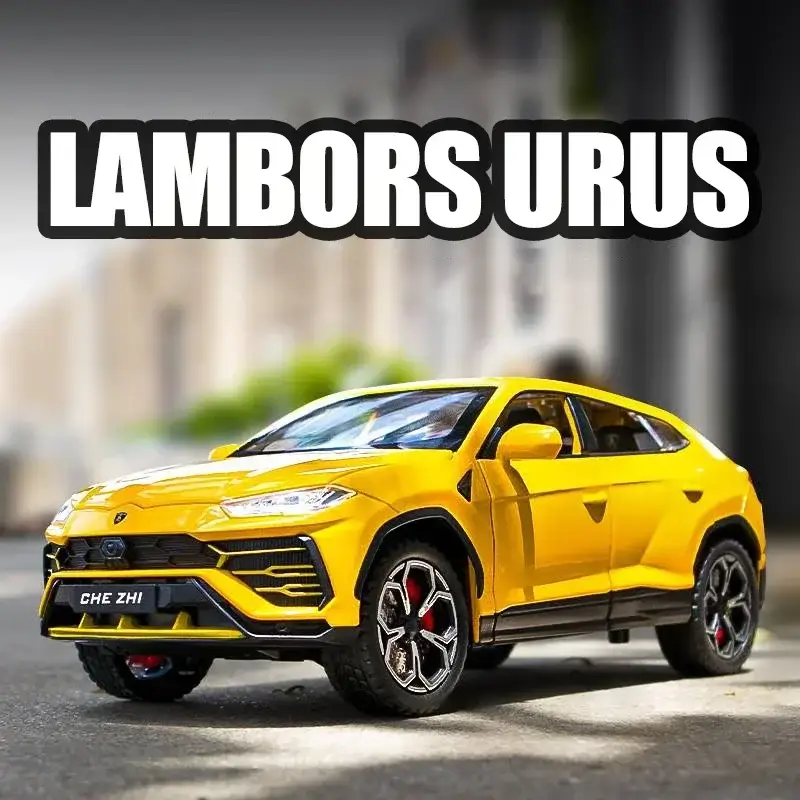 Lamborghini Urus 1:24 Model Samochodu Metalowy Dźwięk